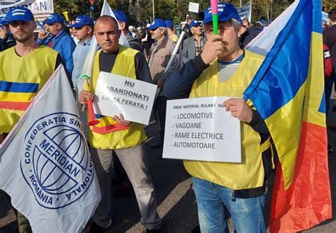 Ceferistii Protesteaza Luni La Ministerul Transporturilor Aktual