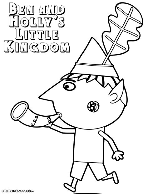 Ben And Holly Coloring Page Coloring Page To Download And Print Coloring Nation