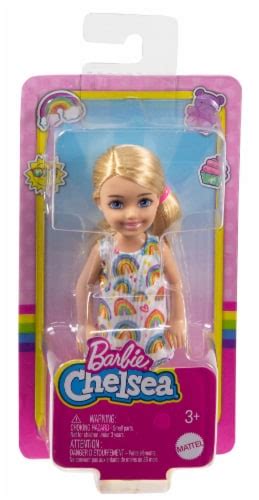 Mattel Barbie Chelsea Blonde Hair Rainbow Dress Doll 1 Ct King Soopers