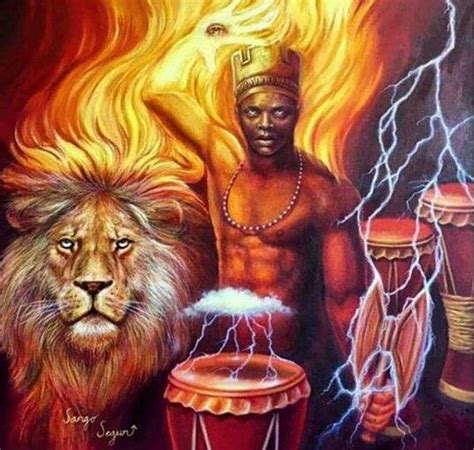 Shango King Of Oyó Orisha Of Thunder Lord Of Fire And Batá Drums