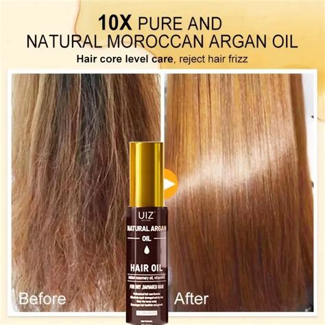 Sulphate Free Black Hair Shampoo Shampoo Relieve Itching Argan Oil Heat Protect Spray Hair Oil