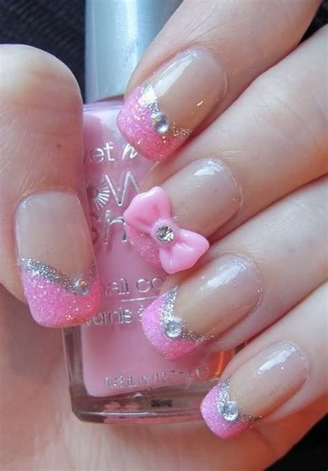 45 Wonderful Bow Nail Art Designs Hative