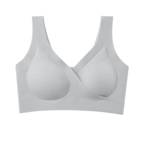 Ladies Seamless Breastfeeding Bras No Steel Ring Nursing Bras Solid