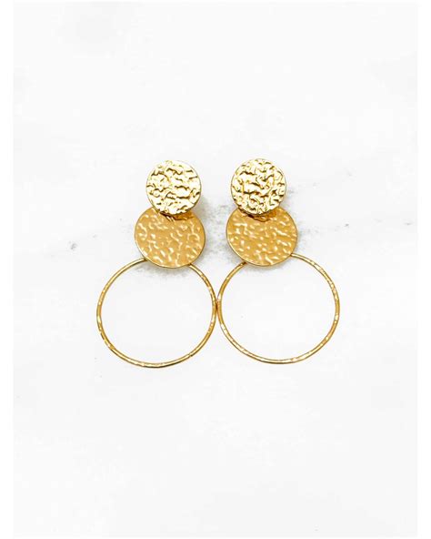 Boucles D Oreilles Marjorie Acier Inoxydable Paloma Bijoux