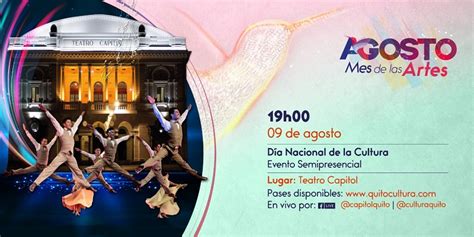 Disfrute Del Día Nacional De La Cultura En ‘agosto Mes De Las Artes