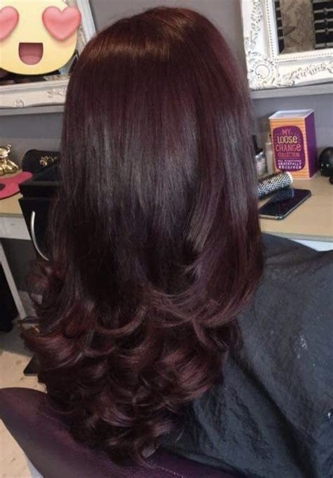 Pin By Stacy Gualco On Hair In Wine Hair Hair Tint Burgundy Hair