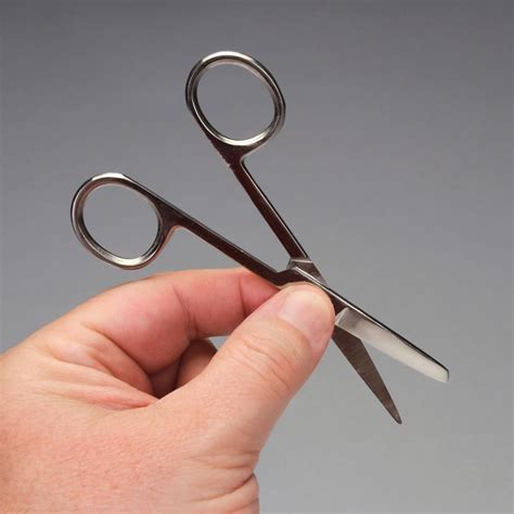 Surgical Scissors, Stainless Steel, Sharp/Blunt, Straight, 4 1/2 in | Carolina.com