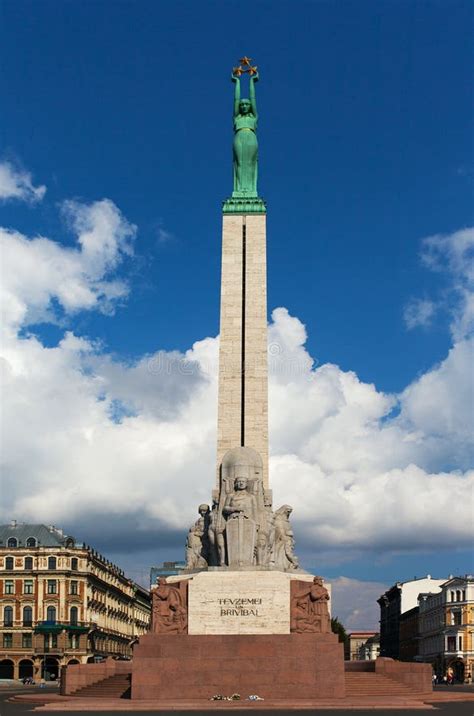 Freedom Monument Riga Latvia Stock Image Image Of Latvia Star 33646947