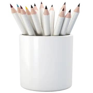 Pencils In White Desk Organizer Pencils White Desk Organizer Office