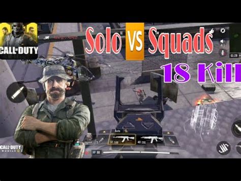 Call Of Duty Mobile Solo Squads Kills Gameplay Codm Battle Royale