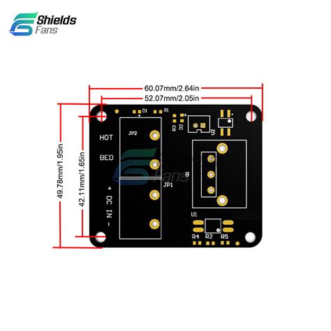 V MOSFET High Current Load Hot Bed Module D Ubuy India