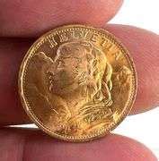 B Swiss Francs Gold Coin Matthew Bullock Auctioneers