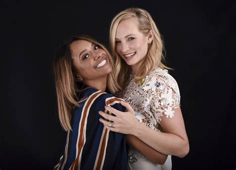 Candice Accola Kat Graham Vampire Diaries Bonnie Bennett Vampire