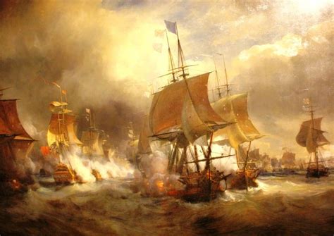 Your daily awesome historical painting - Battleship Friday - Day 37 | Hms victory, Painting ...