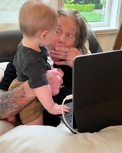 Sharon Osbourne Posts Sweet Photo Of Ozzy With Grandson Sidney Two Peas In A Pod