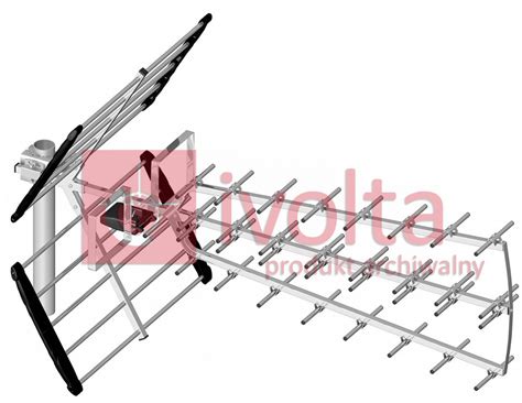 Antena Tv Uhf Dipol W Tri Digit Wzmacn Lna Kierunkowa