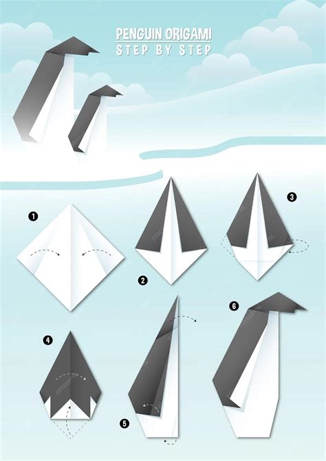 Penguin Origami Step By Step How To Make Easy Origami