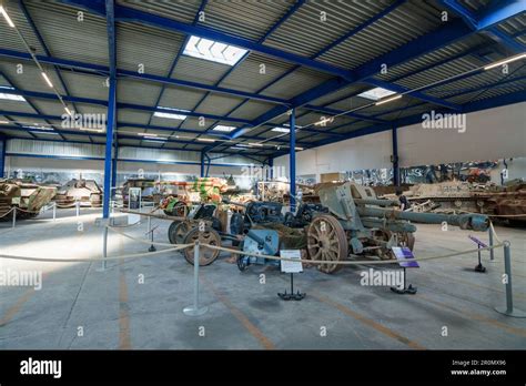 Tanks And Armoured Vehicles At A Museum In Saumur Loire Valley France