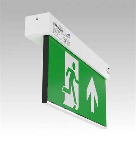 Slim And Thin Blade Exit Sign Wall Emergency Lighting