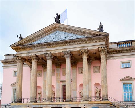 Facade of State Opera house Staatsoper in Street in Berlin | Stock ...