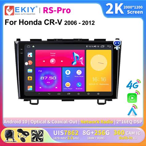 Ekiy K Screen Android Car Radio For Honda Cr V Re Crv