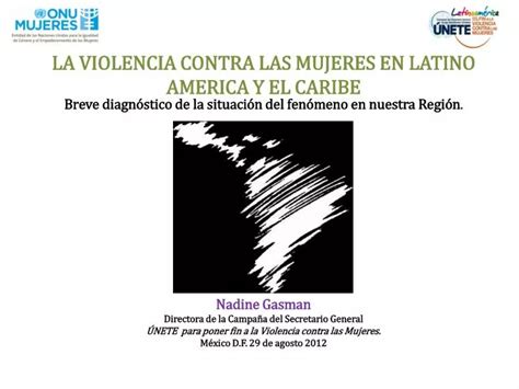 Ppt La Violencia Contra Las Mujeres En Latino America Y El Caribe