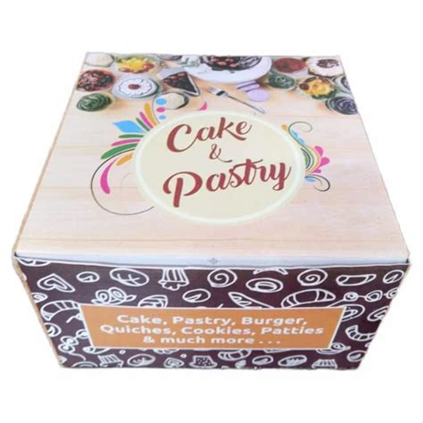 Printed Corrugated Cake Box At Rs 15 Piece Printed Cake Box In New