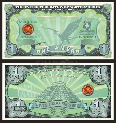 Blank Banknote Layout Stock Vector Illustration Of Falsification