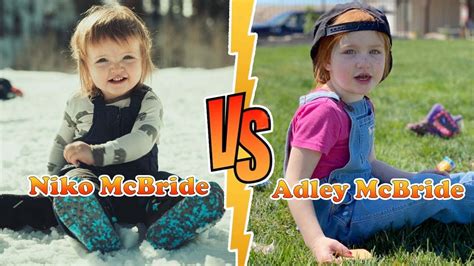 Adley McBride VS Niko McBride Stunning Transformation From Baby To