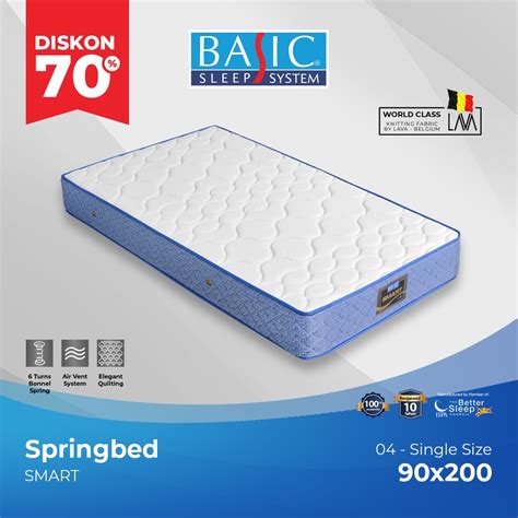 Jual BASIC Kasur Spring Bed Smart Mattress Only Shopee Indonesia