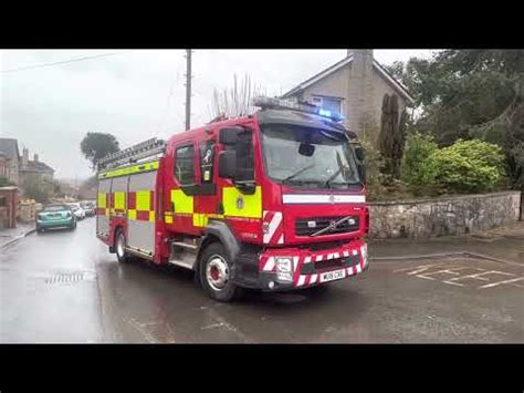 South Wales Fire Rescue Chepstow Wu Cxe On Scene At Hardwick Avenue