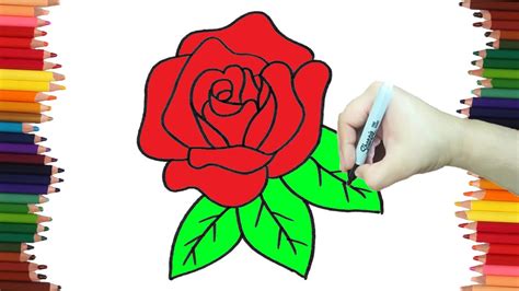 Como Dibujar Una ROSA Realista Paso A Paso Dibujos Faciles YouTube