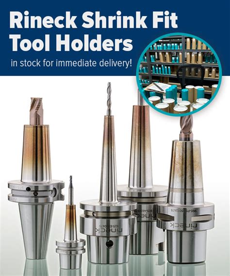 rineck shrink fit tool holders  stock   delivery