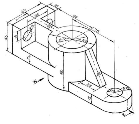 99474494 Isometric Drawing Exercises Autocad Isometric Drawing