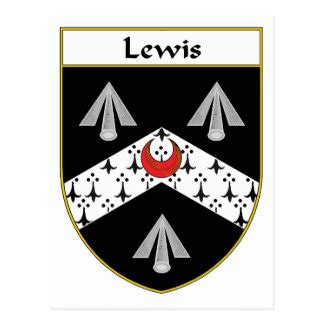 Lewis Coat Of Arms Postcards | Zazzle