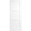 Steves Sons 30 In X 80 In 3 Panel Equal White Primed Shaker Solid