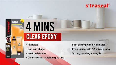 X Traseal 4 Minutes Clear Epoxy YouTube