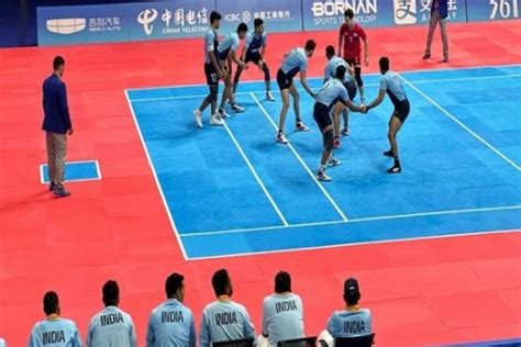 Asian Games India Wins In Men S Kabaddi Group A Match