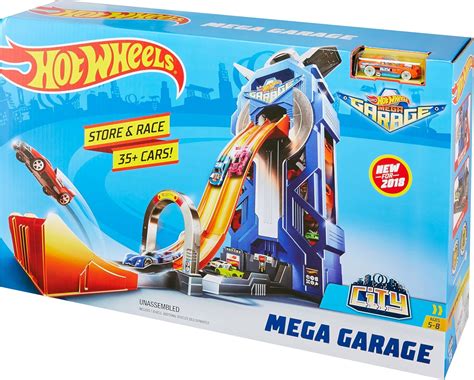 Amazon Co Jp Hot Wheels Mega Garage Playset Toys Games