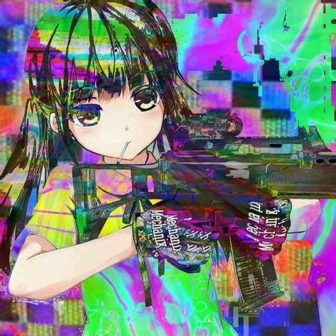 Rainbow Anime Girl PFP