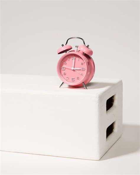 EC079 Serena Pink Alarm Clock Prop Rental ACME Brooklyn