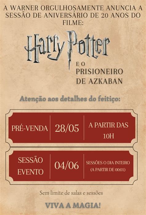 Arcoplex Harry Potter e o Prisioneiro de Azkaban 20º Aniversário