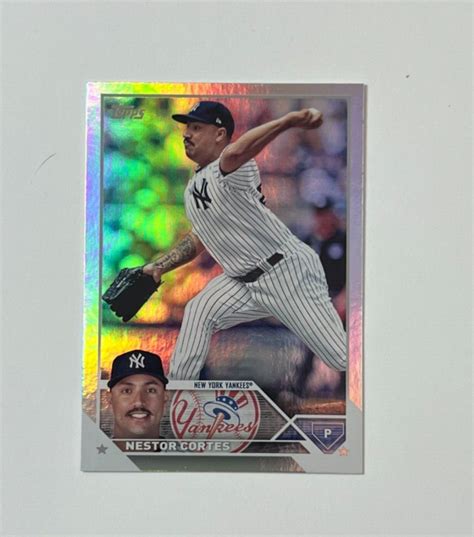 Topps Series Nestor Cortes Rainbow Foil Yankees Ebay