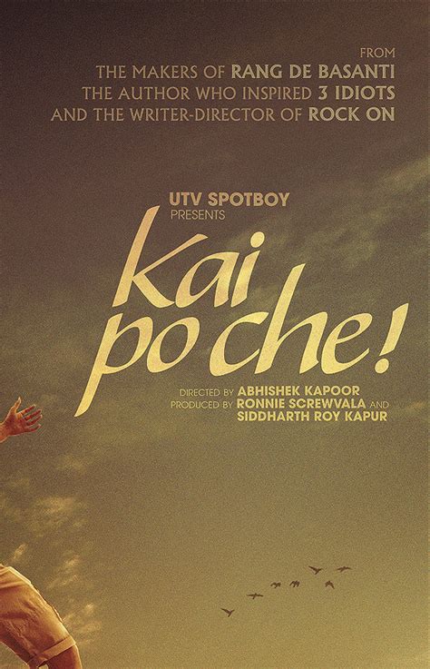 Kai Po Che Poster Behance