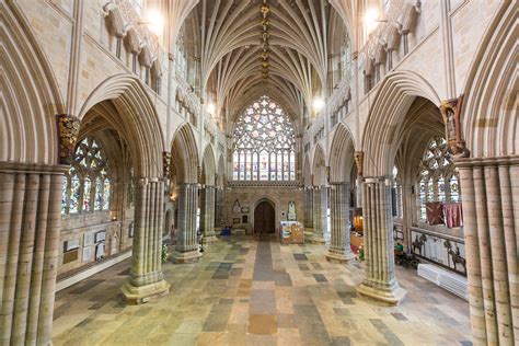 Cathedral Nave Exeter Cathedral