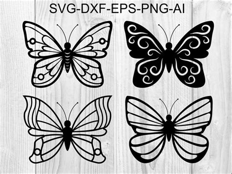 Butterfly Svg 2 Butterfly Svg Bundle Layered Butterfly Bundle Cricut Svg Files Butterflies