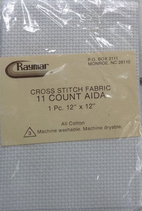 Amazon Raymar Cross Stitch Fabric 11 Count Aida Off White