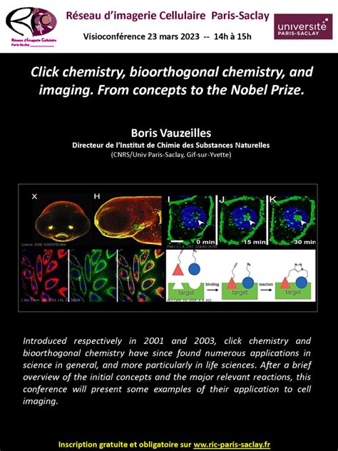 Click Chemistry Bioorthogonal Chemistry And Imaging Ums