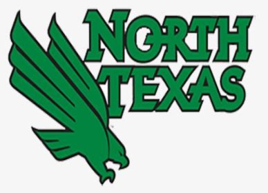 Unt Mean Green Logo Black And White - University Of North Texas, HD Png Download - kindpng