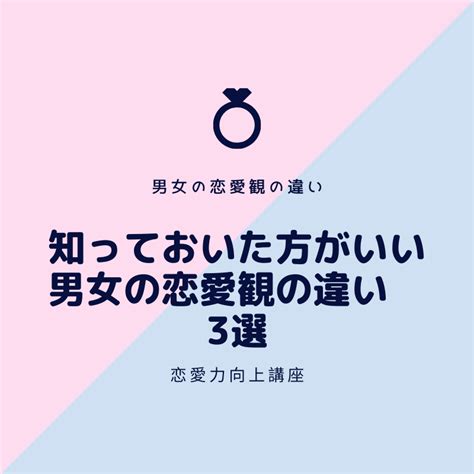 男女の恋愛観の決定的違い3選 モテるための教科書〜恋愛力向上講座〜 恋愛 性欲 教科書